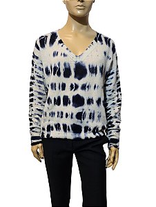 Christian Dior - Sueter em cashmere tie die