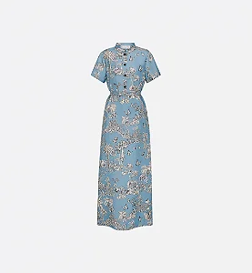 Christian Dior - Vestido chemise Dioriviera longo