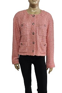 Chanel - Jaqueta Tweed Rosa