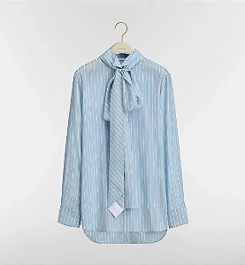 Christian Dior - Blusa decote efeito gravata / 2026