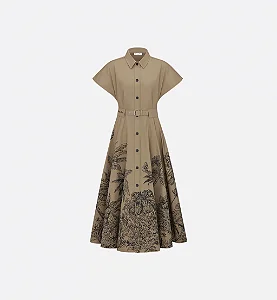 Christian Dior - Vestido chemise Dioriviera / coleção capsula 2025