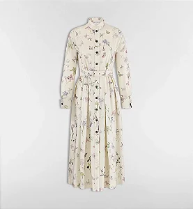 Christian Dior - Vestido midi em seda com cinto / 2026