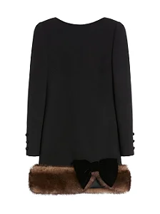 Valentino Garavani - Vestido curto em crepe de lã / 2025