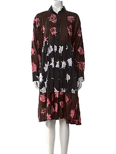 Busayo - Vestido em algodão estampado