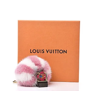 Louis Vuitton - Bag Charm in Fur pink