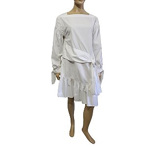 3.1 Phillip Lim - Vestido popeline branco