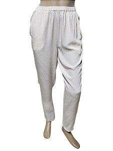 Emilio Pucci - Calça Seda Off White
