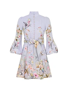 ZIMMERMANN - Vestido Rebellion com abotoamento floral / 2026