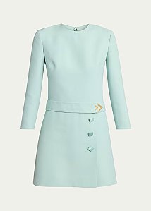 Valentino Garavani - Vestido curto em crepe