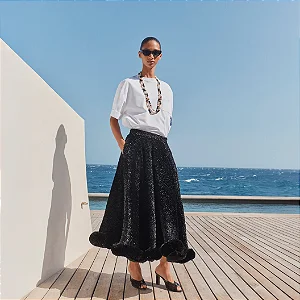 Chanel - Camiseta branca Bordada - Resort 2026