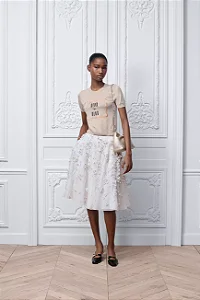 Dior - Bolsa Bow Dior Or pequena Pele de cordeiro laminada Mekong