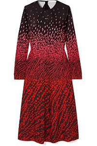 Givenchy - Printed crepe midi dress