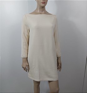 Elizabeth and James - Vestido em lâ beige