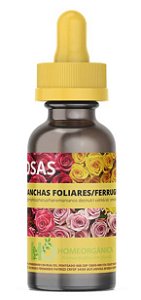 ROSAS - MANCHA FOLIAR E FERRUGEM - Auxiliar de controle na incidência de manchas foliares e ferrugem ((Phragmidium rosae-pimpinellifoliae)30ml