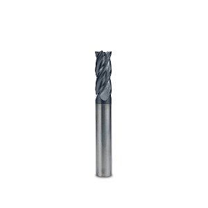 FRESA PARA AÇO TOPO RETO 8MM 4 CORTES 50HRC