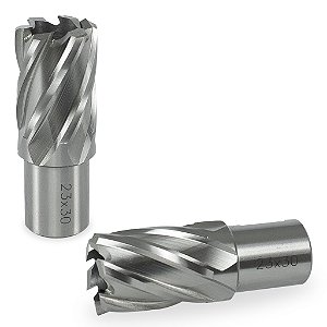 Broca Anular Para Aço Rápido HSS 23 X 30 Encaixe Weldon