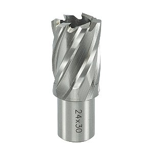 Broca Anular Hss Para Aço Rápido 24 X 30 Encaixe Weldon