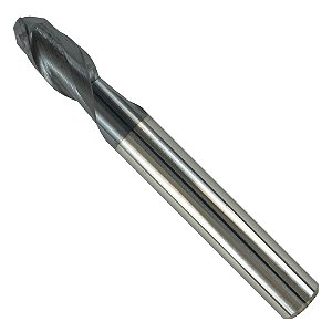 Fresa Metal Duro Topo Esférico Corte 6mm 2 Cortes 50hrc