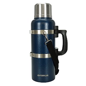Garrafa Isotermica Inox Com Alca Capacidade De 3 Litros Gelado/quente