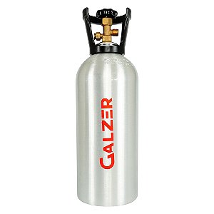 Cilindro De Aluminio Para CO2 De 6.7 Litros Capacidade 4.5kg Com Válvula