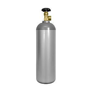 CILINDRO DE ALUMINIO PARA CO2 4.5KG COM VALVULA E CAPACETE
