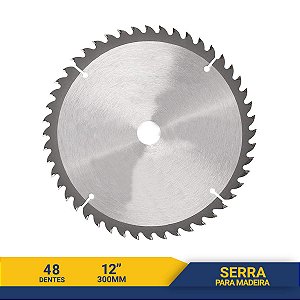 SERRA CIRCULAR DE METAL DURO: 12" x 48 DENTES - 300 MM x 30 MM