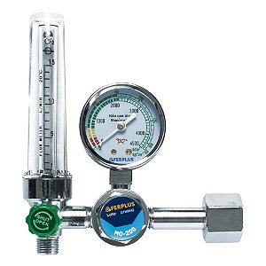 Reguladores de Pressão de Oxigênio Medicinal Com Fluxômetro Rosca 9/16