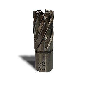 Broca Anular Para Aço Rápido 21 X 30