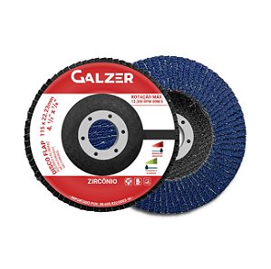 DISCO FLAP ZIRCONIO AZUL 4.1/2 G80