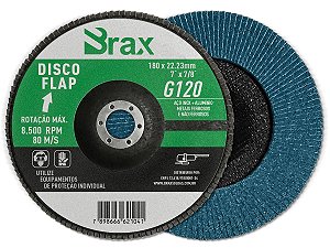 DISCO FLAP 7 x 7/8 (180 x 22,23 MM) GRAO 120