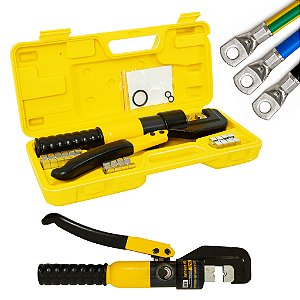 Alicate Crimpador Hidráulico 4-70mm² Para Terminal Prensar 8 Tons