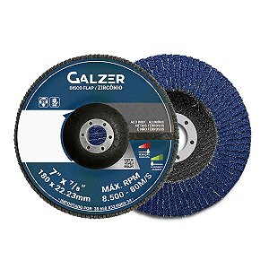 DISCO FLAP ZIRCONIO AZUL 7 G40 (CX 10/100) - UN