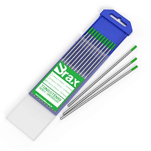 Kit 10 Eletrodo De Tungstênio Wx-E3 3.2mm Universal - Ponta Verde Claro