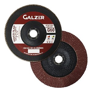 VR DISCO FLAP ALUMINIO MARROM 7 G60 (CX5/100) GALZER - UN