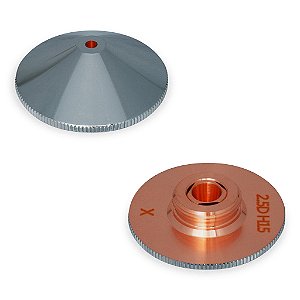 BICO CROMADO 2.5MM DUPLO PARA CABEÇOTE LASER FIBRA