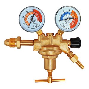 Regulador De Pressão Nitrogênio Alta Para Cilindro Refrigeração 1000psi
