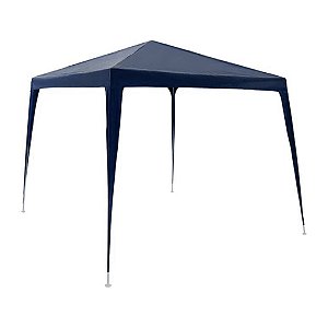 TENDA GAZEBO DESMONTAVEL 3X3M AZUL