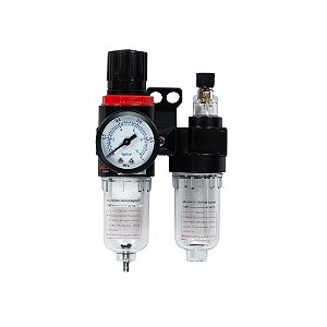 Filtro Eliminador Agua/Oleo C/ Regulador Pressao 1/4 150 Psi