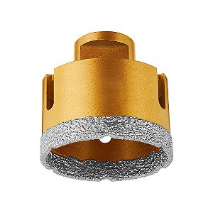 Broca Serra Diamantada 64 Mm Para Esmerilhadeira Rosca M14