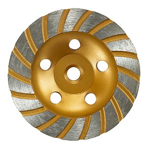 Disco de Moagem Diamantado 114mm Rosca M14 Para Desbaste