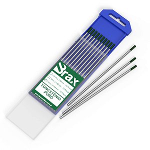 Kit 10 Eletrodos De Tungstênio Puro 3.2mm - Ponta Verde Escuro