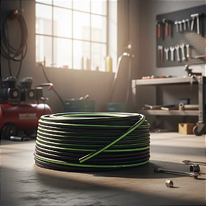 Mangueira Ar Água 6mm 1/4 Para Compressor Ou Jardim 300psi / 20 Bar