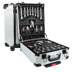 Kit De Ferramentas De 187 Peças Com Maleta Em Alumínio