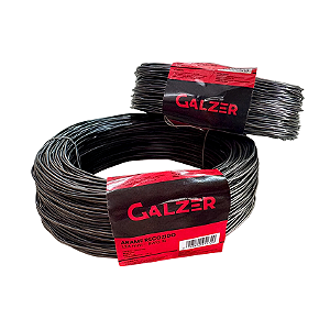 Arame Recozido 1,24mm Bwg18 Aço Maleável 1kg Obra Construção