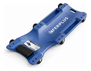 Carrinho Esteira Para Mecânico 102cm 6 Rodas Giratórias Com Encosto 130kg