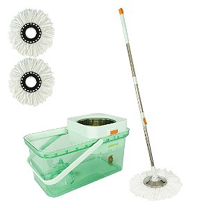 Mop Giratorio 360º Master Com 2 Refis Limpa e Centrifuga