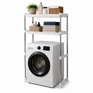Organizador Rack Estante Multiuso Lavanderia 2 Prateleiras