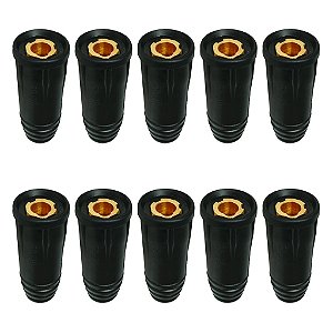 Kit 10 Conector 13mm Dkj 50-70mm² Femea Engate Rápido Ate 400a