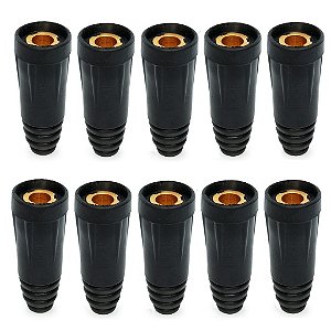 Kit 10 Conector 9mm Fêmea 200A Para Cabos 10-25mm
