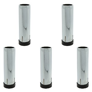 Kit 5 Bocal Mig Pressão Cromado 19mm Para Tocha 36kd